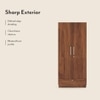 Bocado 2 Door Wardrobe in Sheesham Finish