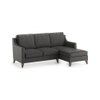 Abbey Sectional Sofa (Colour : Steel, Cushion : Hard, Seater : Right Aligned 2 Seater + Right Aligned Chaise)