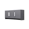 Hexa Red Multipurpose Storage Cabinet With 3 Door in Slate Grey Colour