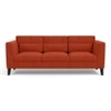Lewis 3 Seater Fabric Sofa in Lava Colour