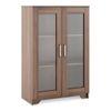 Hubert Low Kitchen Display Cabinet in Warm Walnut Finish