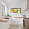The Castle Decor Orange Fruit Kitchen Wall Art Set of 3 8x12 Inch