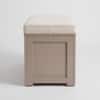 Canora Solid Mango Wood Storage Trunk Taupe
