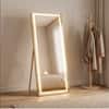 The Artment Gold Halo Square Unbreakable Floor Mirror For Home (160 X 50 CM)