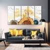 The Castle Decor Nature Art Wall Painting Wooden Framed 27x48 Inch (Style 18)