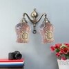 Devansh Metal Electric Wall Light in Multi Colour with Multi Shade Count of 2 Lights