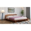 Humphrey Sheesham Wood Queen Size Bed Non Storage Provincial Teak Finish (60 x 78 inches)