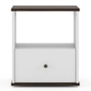 Riley Engineered Wood Bedside Table in Dual Tone Finish