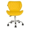 Beautiful Leatherette Dining Chair in Yellow Colour