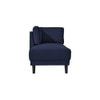 Lacrista Fabric Chaise Lounger in Navy Blue Colour