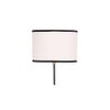 Jet Multicolour Fabric Floor Lamp with Black Iron Base