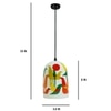 Serenity Decorative Glass Electric Lighting in White Colour