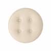 Doe Buck Tufted Counter Height Bar Stool in Beige Colour with Gold Footrest