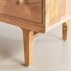 Scalamango Wood Chest Of Drawers In Natural Finish