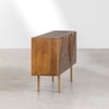 Carlem Solid Mango Wood Sideboard with 4 Door in Natural Finish
