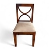 Newport Solid Wood Dining Chair in Honey Finish & Beige Colour - Set of 2