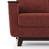 Corby Sofa Set (Colour : Dark Coral , Seater : 3+2+1+1)