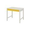 Mystica Kids Solid Wood Study Desk with Drawer in Ivory Mango Yellow Colour