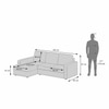 Apollo Compact Sofa (Colour : Dune, Cushion : Soft, Back Type : Regular, Seating Capacity : Left Aligned 2 Seater + Left Aligned Chaise)