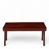 Mayfield Sheesham Wood Contemporary Rectangle Coffee Table In Honey Finish