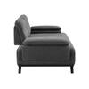Cresto Velvet 2 Seater Sofa in Dark Grey Color