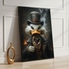 The Castle Decor Vintage Wealth Duck Wall Art Framed Painting 20x30 Inch