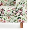 Rubik Luxe 2 Seater Fabric Sofa in Clara Velvet Colour