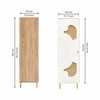 Exotica Shoe Cabinet for 12 Pairs – Modern Shoe Organizer for Bedroom & Entryway