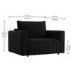 Beliss  Pull Out Sofa cum Bed  in Black Colour