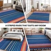 Handwoven Trenza Multicolor Rug 3x5