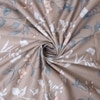 Taupe Floralcotton400 Tcfitted  Super King Size Bedsheet With 2 Pillow Covers