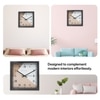 Coffee-Toned Dial and Roman Indices Wall Clock