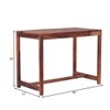 Lisa Sheesham Wood  Study Table in Teak Finish