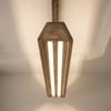 Sirius 48 Brown Solid Wood Cluster Hanging Light