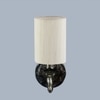 Devansh Metal Electric Wall Light in Antique Gold Colour with off-white Shade Count of 1 Light