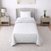 Ona White & Grey Floral Cotton Dohar Set Of 2 Reversible Single Bed 400 Tc Size 240 X 160 Cms