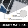Luxe Home Macau Trangle Bath Mat (40x60 cm)- Grey