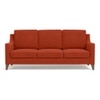 Abbey 3 Seater Fabric Sofa in Lava Colour