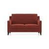 Abbey Sofa (Colour : Dark Coral, Cushion : Soft, Seating Capacity : 2 Seater)