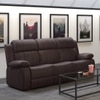 Griffin Recliner Three Seater - Dark Chocolate