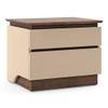 Sydney Bedside Table in Beige High Gloss Finish