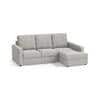 Apollo Sofa (Colour : Vapour Grey, Cushion : Soft, Back Type : High Back, Seating Capacity : Right Aligned 2 Seater + Right Aligned Chaise)