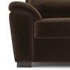 Adelaide Premium 1 Seater Fabric Sofa in Dark Earth Colour