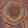 Imperial Knots Jute Chindi Hand Woven Dhurrie 4x6 Feet