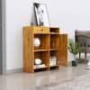 Hexa Red Multipurpose Storage Cabinet With 1 Drawer 1 Door in Giant Wood Colour