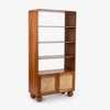 Abacus Solid Wood  Bookshelf in Kiara Finish