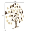 W-Botanical Abstract Metal Wall Decor in Multicolor Set of 1