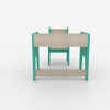 Topolino Toddler Activity Table & Chair in Teal