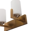 Eliante Modern Wall Lights Mild Steel & Glass Material Antique & White Finish