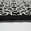 Multicolor Geometric Machine Made Polyester 6 X 9 Feet Carpet